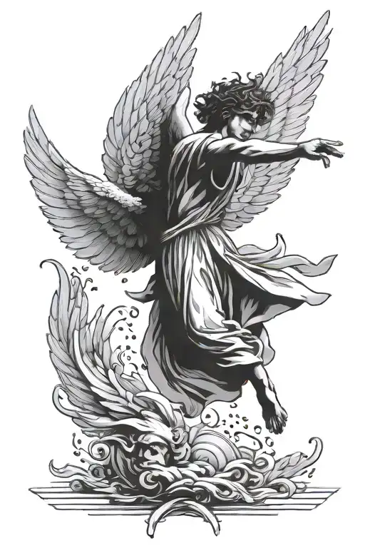 Icarus Falling Angel