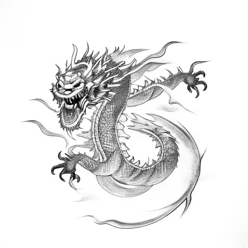 Five Claws Chinese Dragon