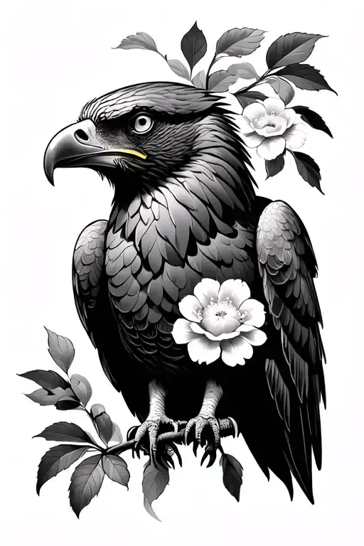 Cherry Flower Eagle