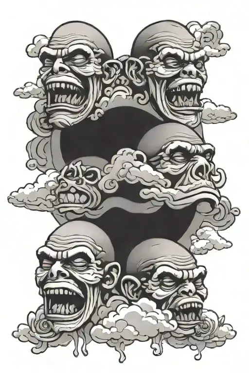 Clouds And See No Evil Speak No Evil