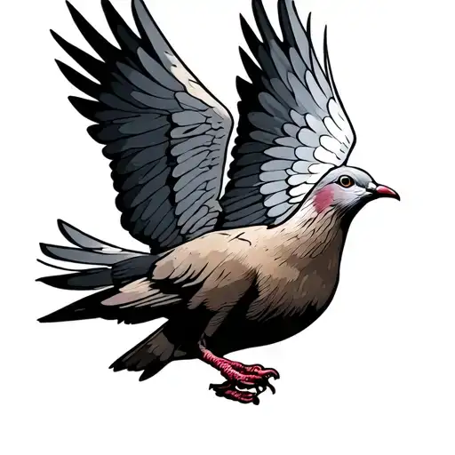A Dove That Flies With Gps Coordinates
