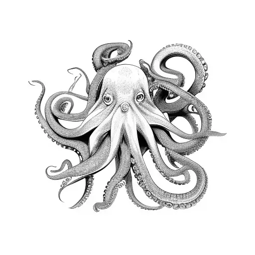 Octopus Fighting Eagle