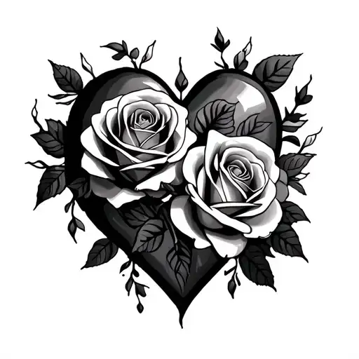 Roses And Broken Heart