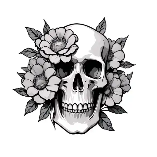 Skull Family Flower