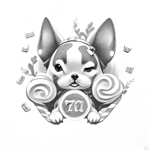 Good Girl Lettering With Bows