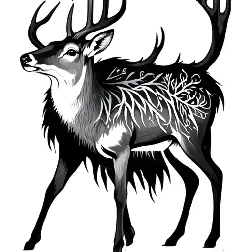 Uruz Isa Perth Ehwaz With Deer