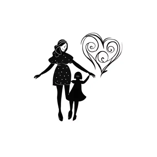 Grandma And Grandaughter