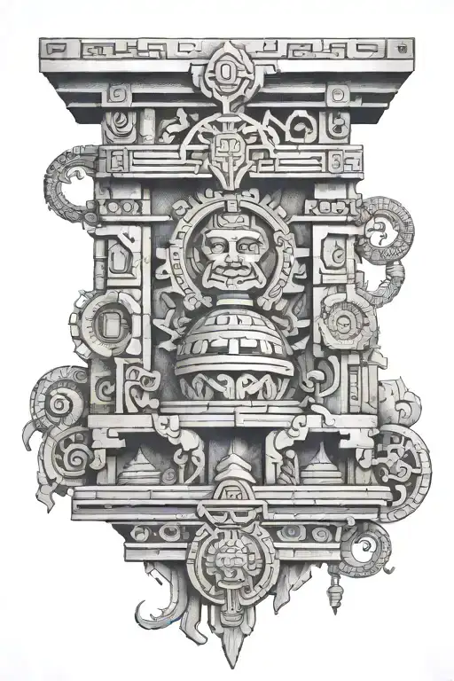 Mayan Manik Depression And Architecture