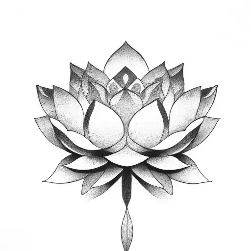 Lotus Flower Of Success