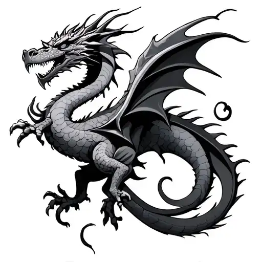 Dragon And Lorraine Cross