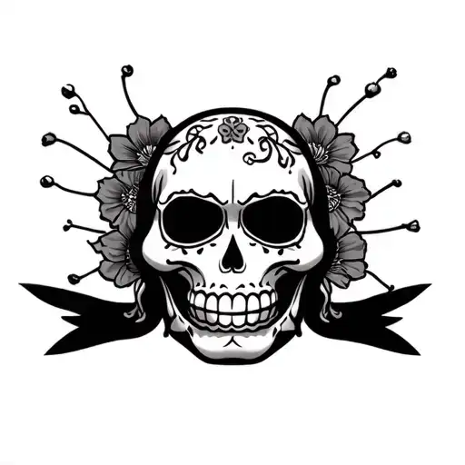 Puerto Rican Sugar Skull