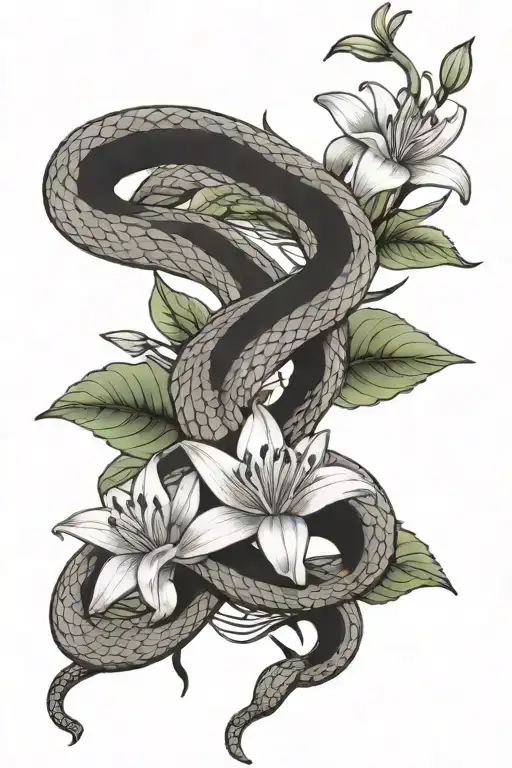 Snake And Lily