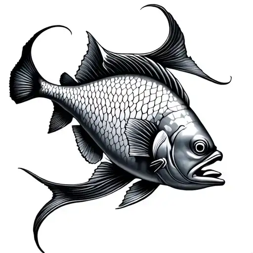 Pisces Fish Swimming