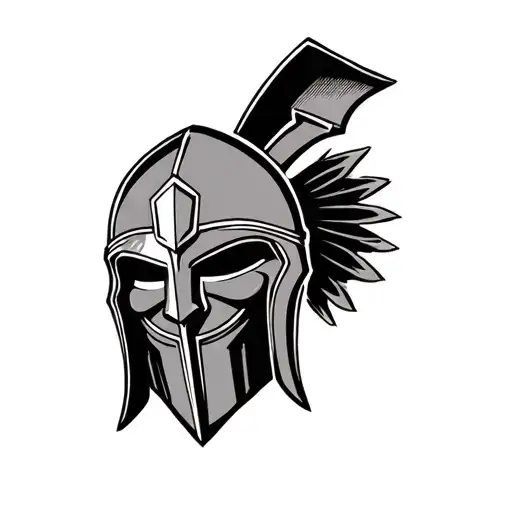 Spartan Helmet And Vendetta Mask