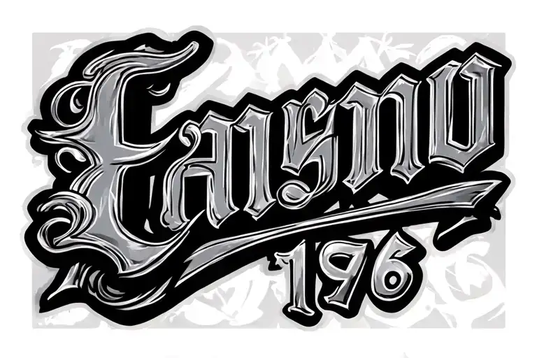 Roman Numerals January 1 1976 With Erasmo In Cursive