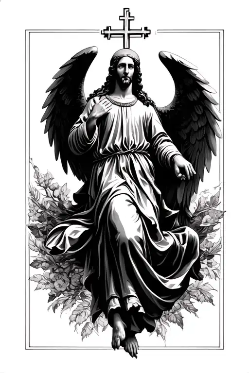 Christian Orthodox Angel Levitating