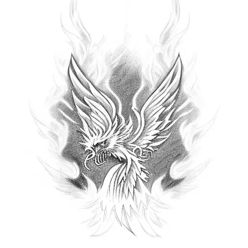 Phoenix Ashes With Fire