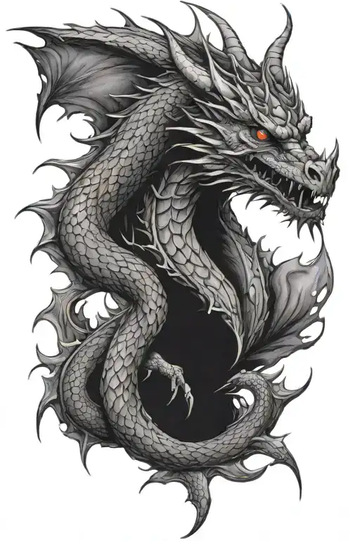 Dragon Skin Thats Fading Away