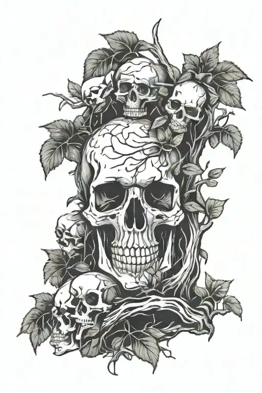 Poison Tree With Skull At The Bottom