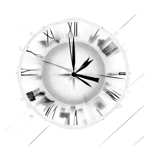 Clock With Roman Numeral Only 1-4 Numbers