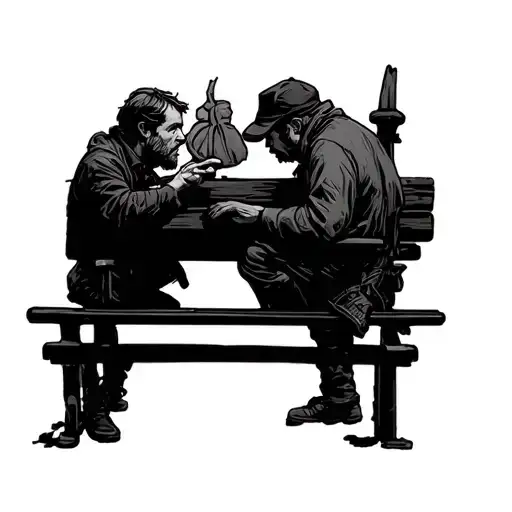 Good Will Hunting Bench Scene Fine Line