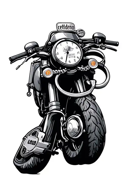 Police Motorcycle Gun Handcuffs