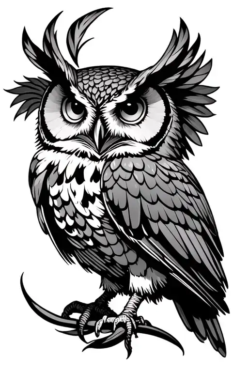 Owl And Aquarius