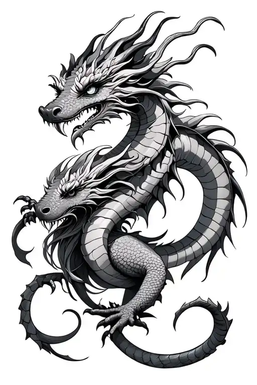 Dragon Aquarius Girl And