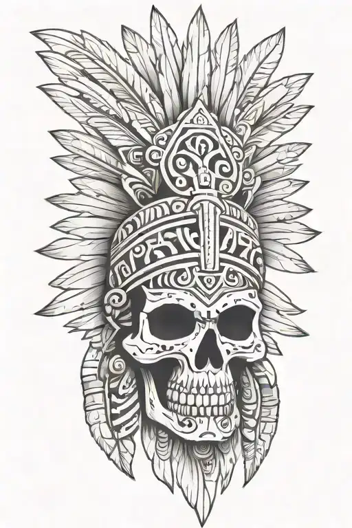 Aztec Skull