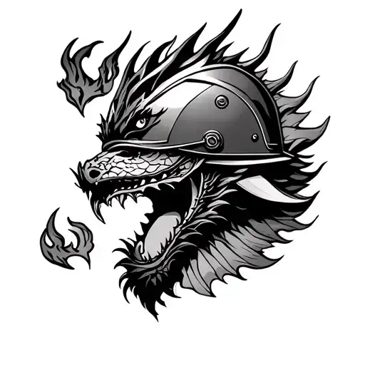 Dragon & Fireman Helmet