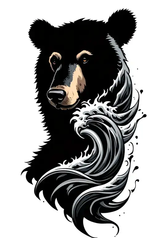 Wave Xvii Inside To A Bear Head Profile Holding