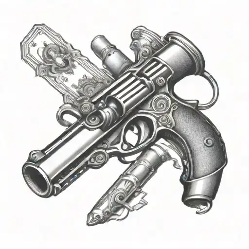 Arsenal Gun On A Playing Card