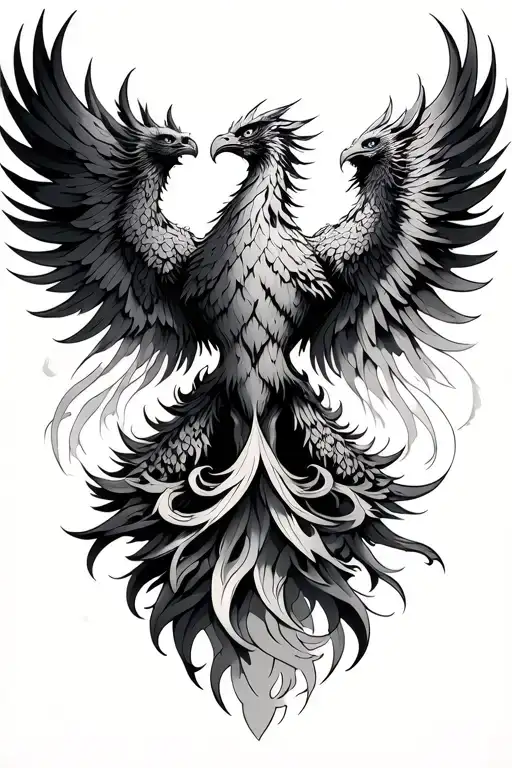 Phoenix Rising Symetrical