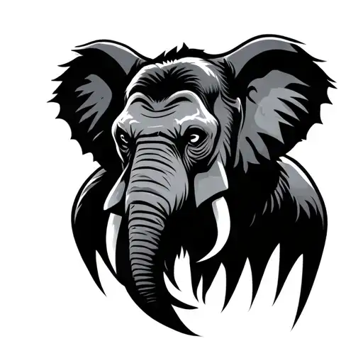 Elephant Gorilla Symbol Protection Sign