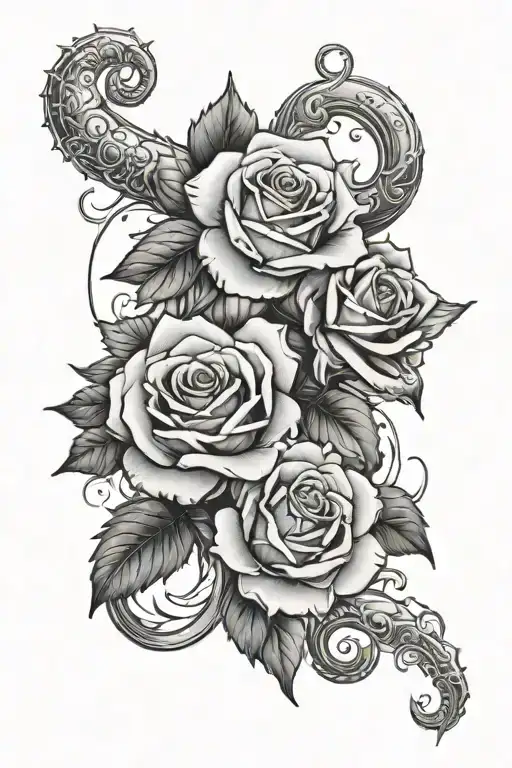 Roses And Zodiac Sign