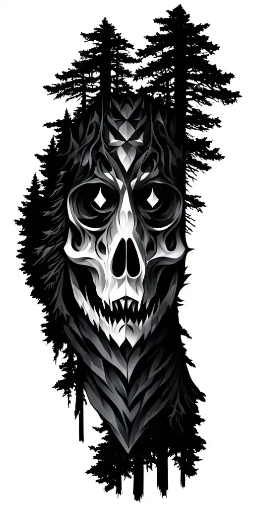 Geometric Psychedelic Forrest