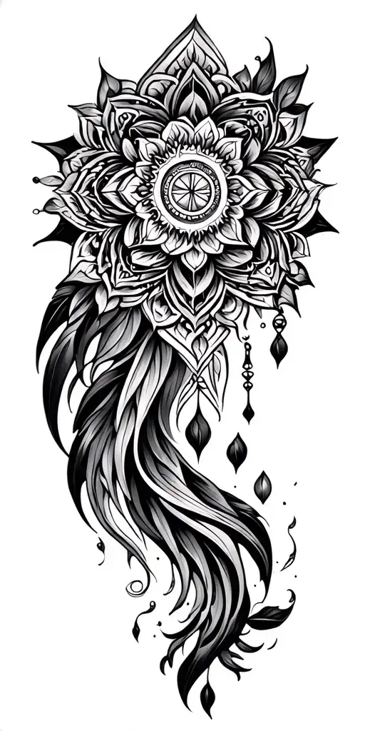 Cover Up Geometric Mandala Divine Connection Peace Desire