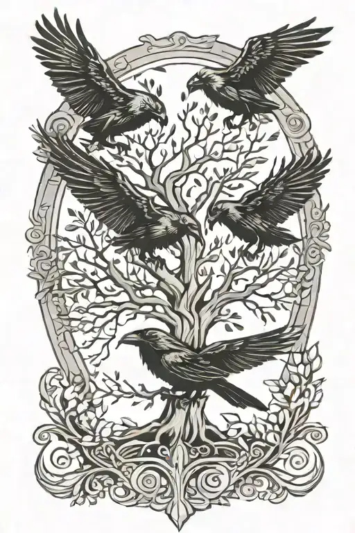 Tree Of Life Ravens