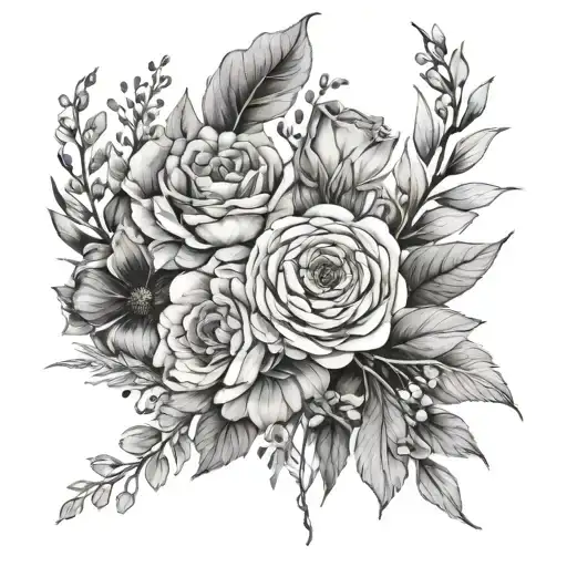 Birth Flower Bouquet