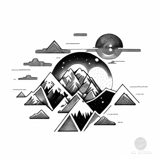 Mountain Trees Space