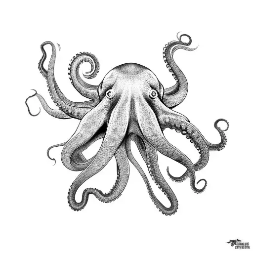 Octopus Eating Sushi