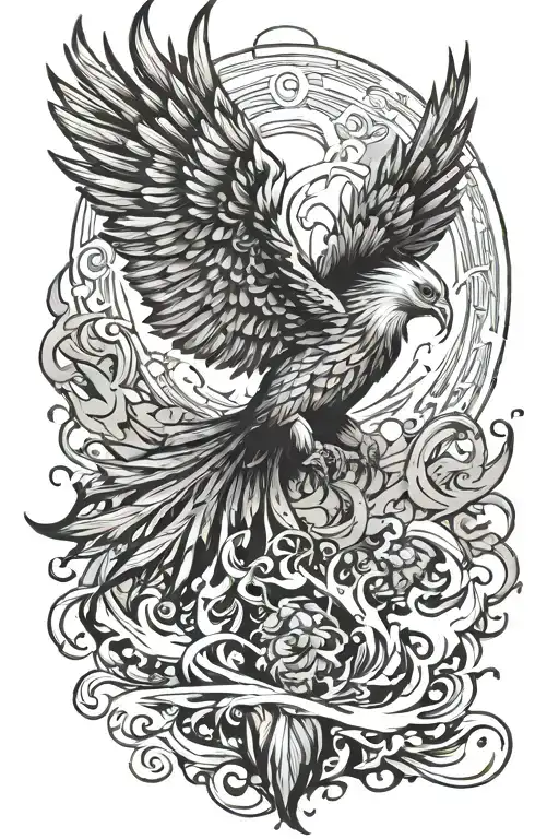 Phoenix Rising From The Ashes