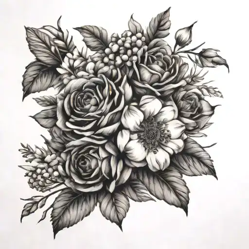 Birth Flower Bouquet