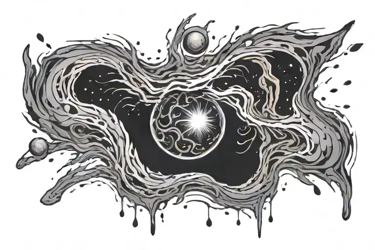 Void Skin Rip Galaxy Space Black Hole