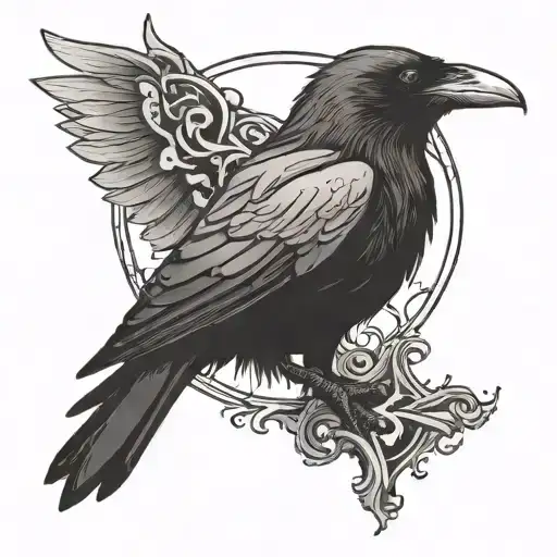 A Raven With Dark Side