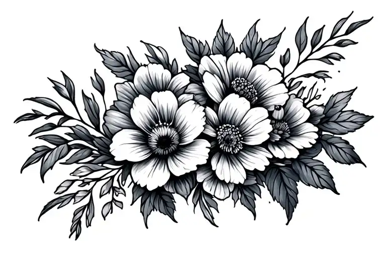 Birth Flower Bouquet