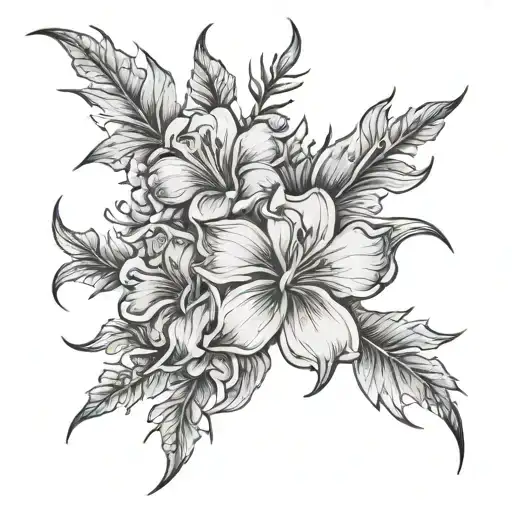 Broken Soul Flowers Growing Cracked