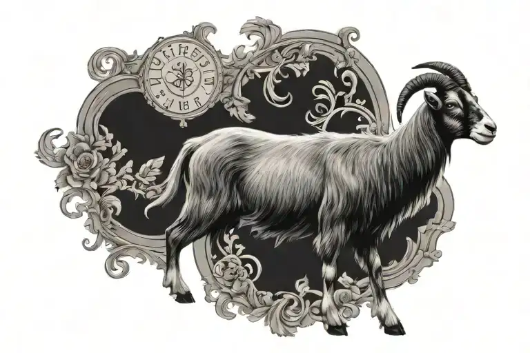 A Goat That Says Blessed In Heaven