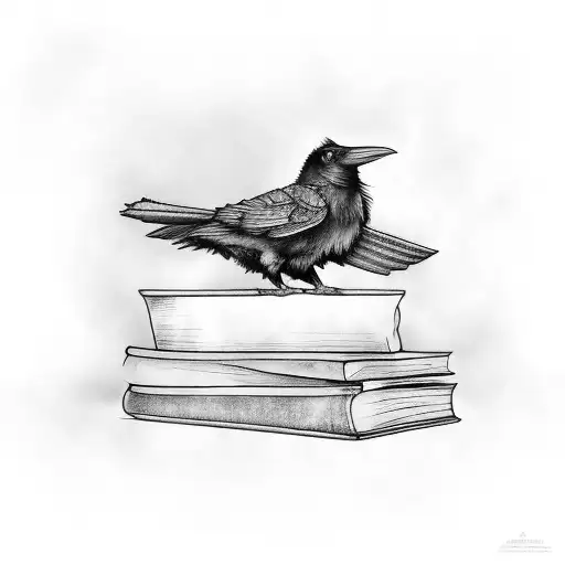 Books And Raven