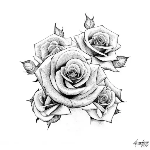 Sun With Rose Laying Across